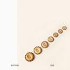 Double Hole Dotted Line Primary Color Retro Shirt Buttons Cotton And Linen Polo Shirt Buttons High-End Wood Button Accessories