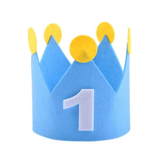 Narozeninová párty čepice Pohodlná velikost Ručně vyráběná koruna ve tvaru široké škály aplikací Okrasná párty dekorace Odolná proti opotřebení Dekorace na narozeninovou párty