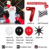 152Pcs Race Car Theme Balloon Garland Arch Kit Red Black White Latex Balloons Boy's Birthday Party Baby Shower Decoration Gift