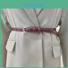 Ladies Leather Belt With Needle Buckle For Casual Summer Wear