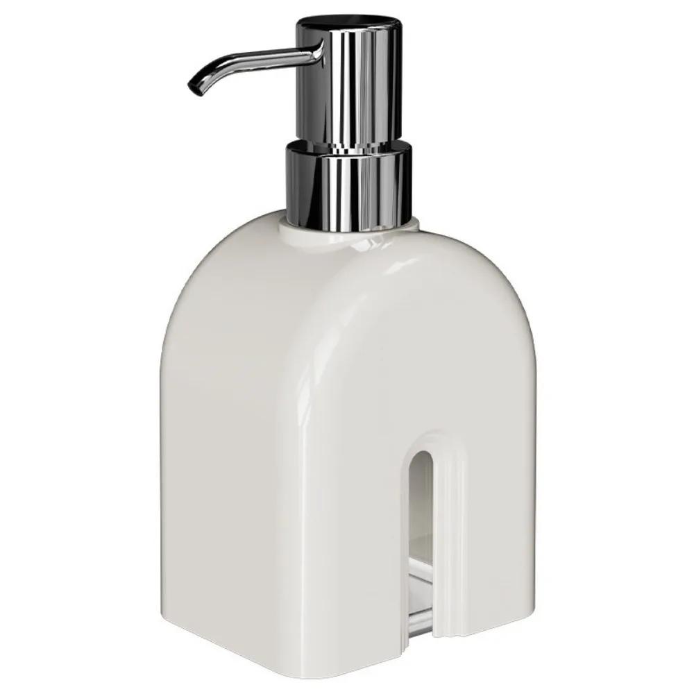 Practical Plastic Shower Gel Shampoo Bubbler Pump Style Refillable Hand Wash Bubbler Empty Reusable Liquid Soap Bottle Kitchen