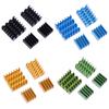 4Pcs For Raspberry Pi 4B Aluminum Heatsink Radiator Cooler Kit For Raspberry Pi