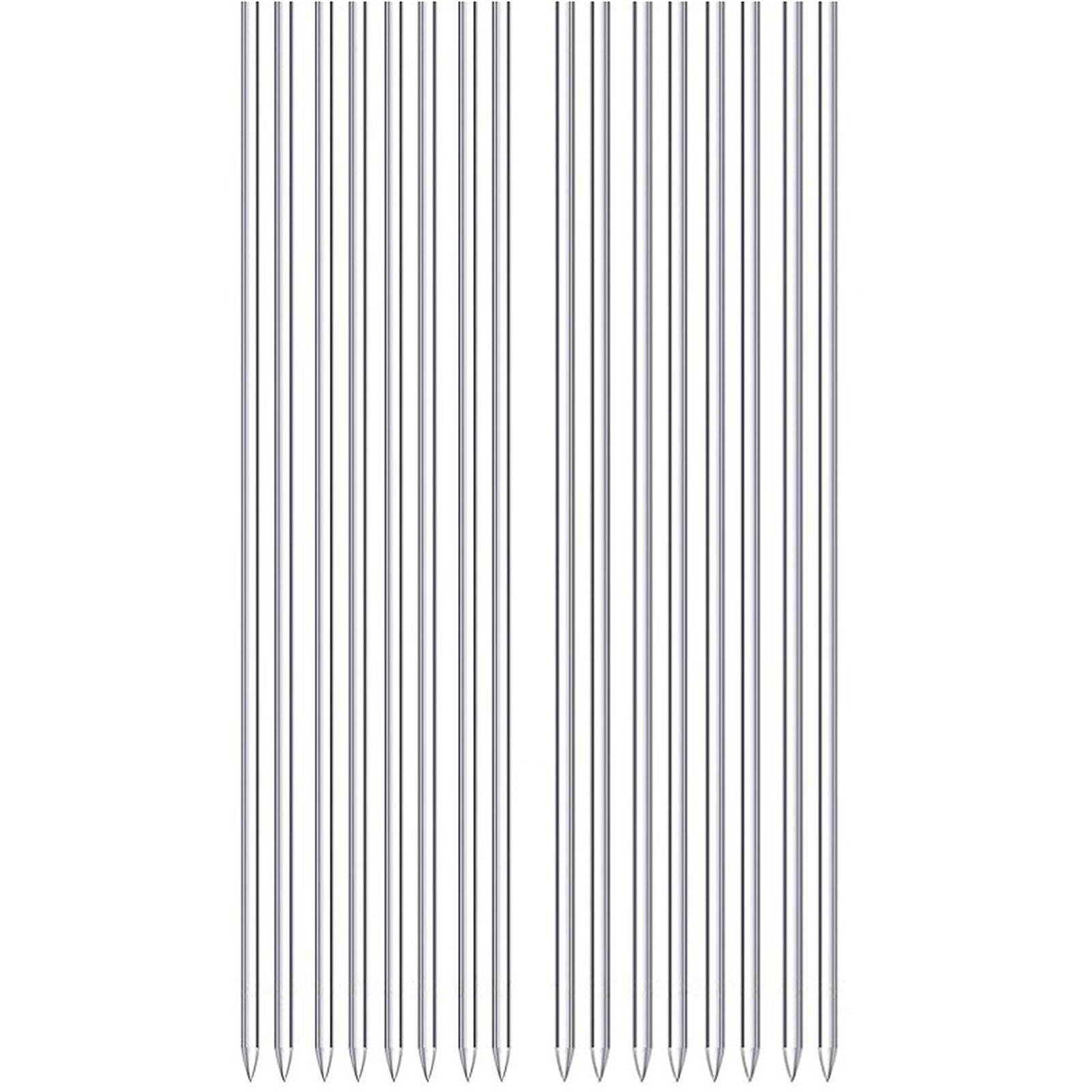 Clear Acrylic Plant Support Stakes Pointed Ends Garden Climbing Plant Stakes for Indoor Outdoor Use Durable Transparent Plant Stakes Set One Size