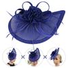 Nouveau chapeau bibi de mariage en plumes, pince à cheveux pour fête de thé, bandeau en maille