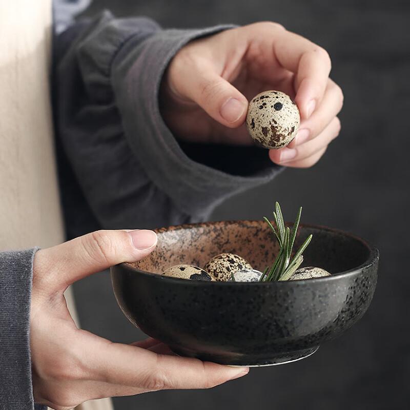 Zhishi Japanese Style Retro Ceramic Small Bowls