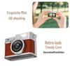 Portable HD Retro Mini Digital Camera for Students: Captures Photos and Videos