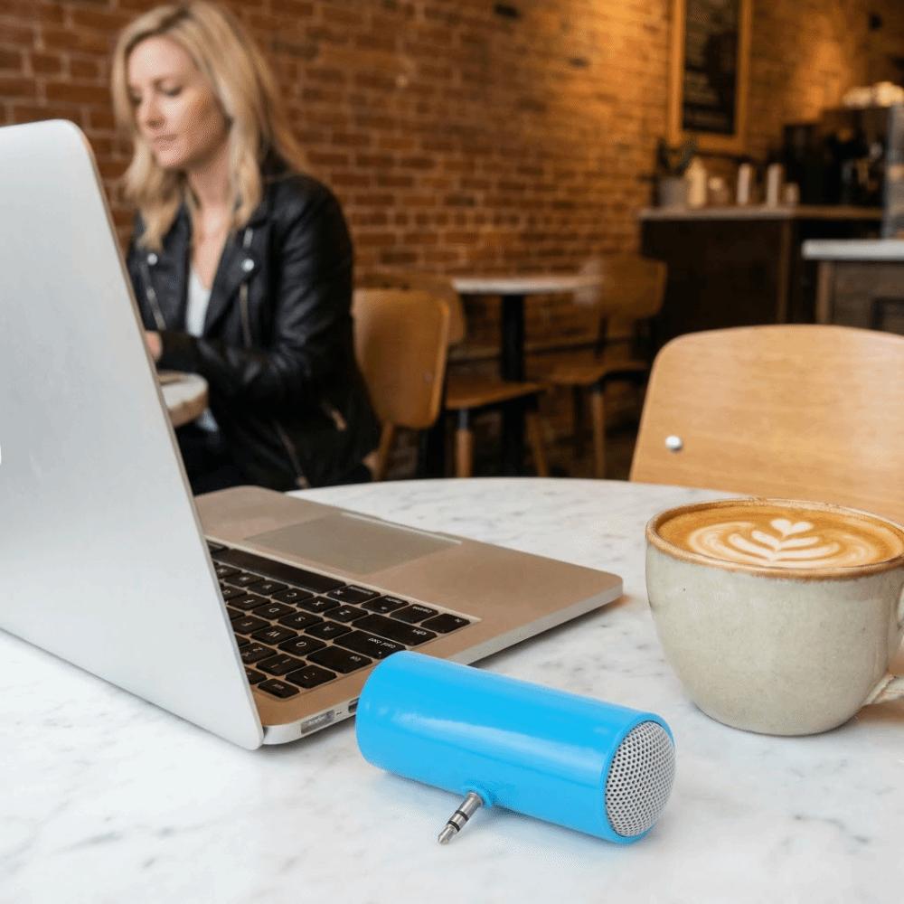 3.5mm Jack Plug In Speaker Wireless Speaker Amplifier Compact Stereo Mini Speaker  PCs