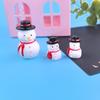 Santa Claus, Snowman & Reindeer Christmas Mini Decoration Resin Figurine