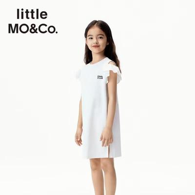 Little MO&Co. Girls' Cooling Quick-Dry Ruffle Sleeve Summer Dress