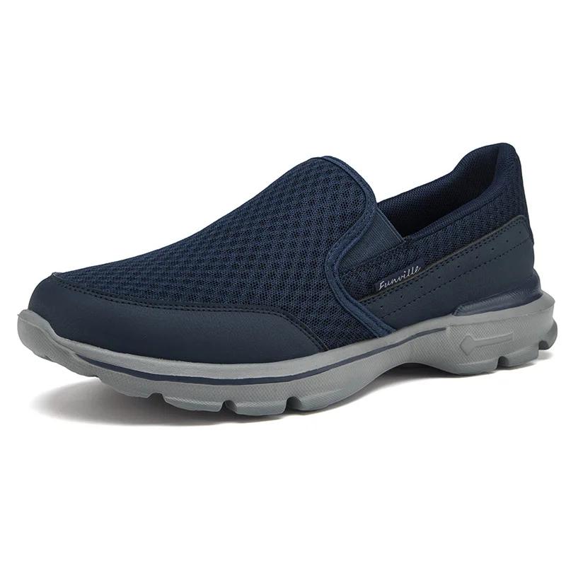 2025 New Shoes Men Loafers Summer Breathable Casual Walking Shoes Mens Sneakers Comfortable Zapatillas Hombre Plus Size 40-46
