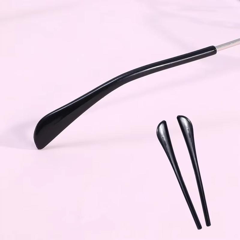 3 Pairs/Set Silicone Non-Slip Glasses Leg Covers Non-Slip Ear Hook Bracket Sunglasses Glasses Leg Temple Covers Earmuffs