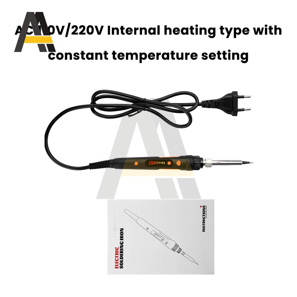 Adjustable Temperature Soldering Iron Kit Fast Heating 180℃-520℃ for Circuit Board Repair DIY Welding Tools Beginners