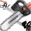 Adapter for Angle Grinder Chainsaw Attachment +Lubrication Set
