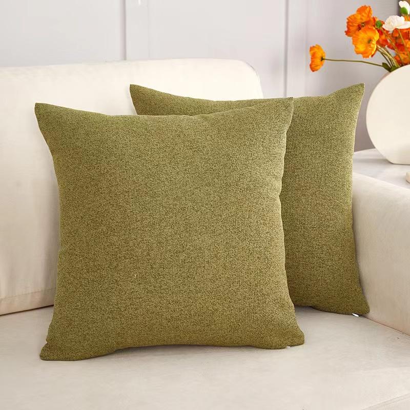 Solid Nordic Style Home Decoration Fluffy Soft Living Room Sofa Pillow Cover Cushion Cover Suitable For Office Bedroom Car