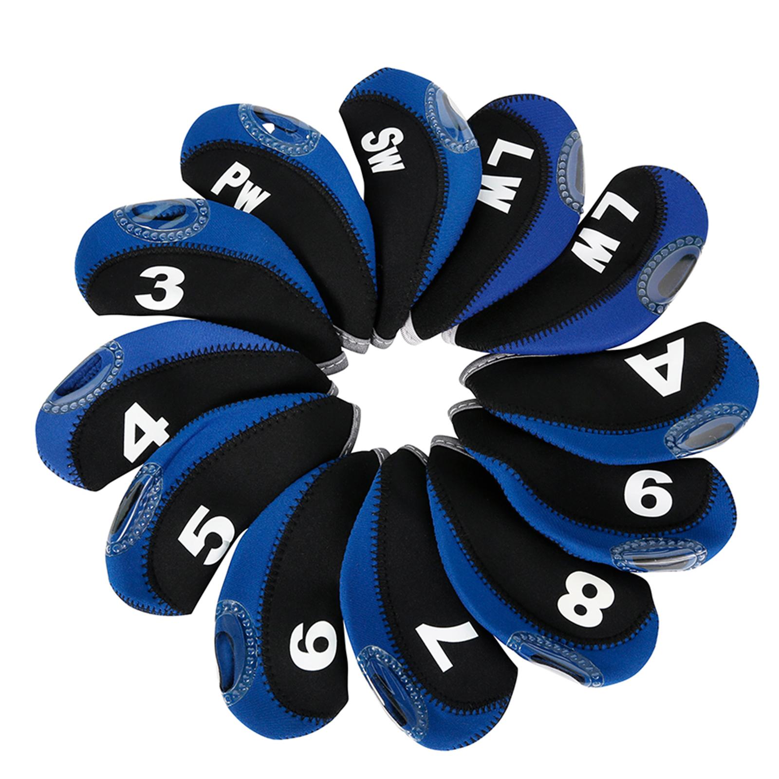 

Golfs Driver Golfs Club Cover Iron Headcover Golfs Mallet Putter Headcover Golfs Club Head Cover Golfs for Men Women синій