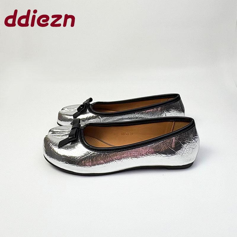 Fashion Female Butterfly-Knot Footwear Flats  Slip On Shoes For Ladies Fashion Strange Toe Women Flats Shallow Shoes Summer Spring