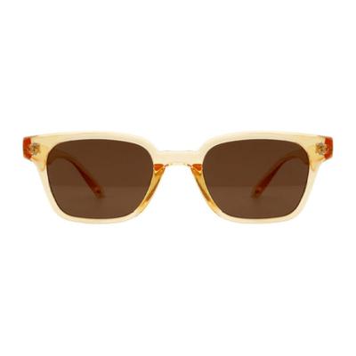 Oart Barth BEIGE BRAUN quadratische Sonnenbrille