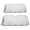 Strong Aluminum Foil Windshield Sun Protector Blocks Heat Universal Auto Sunshades for Most Vehicle Models