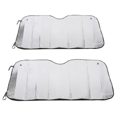 Strong Aluminum Foil Windshield Sun Protector Blocks Heat Universal Auto Sunshades for Most Vehicle Models