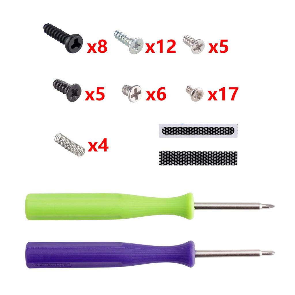 EXtremeRate Fai-da-te Guscio Compatibile per Switch Nintendo Switch Lite Kit di Riparazione Controller con Cover Personalizzata per Switch Lite Lite,