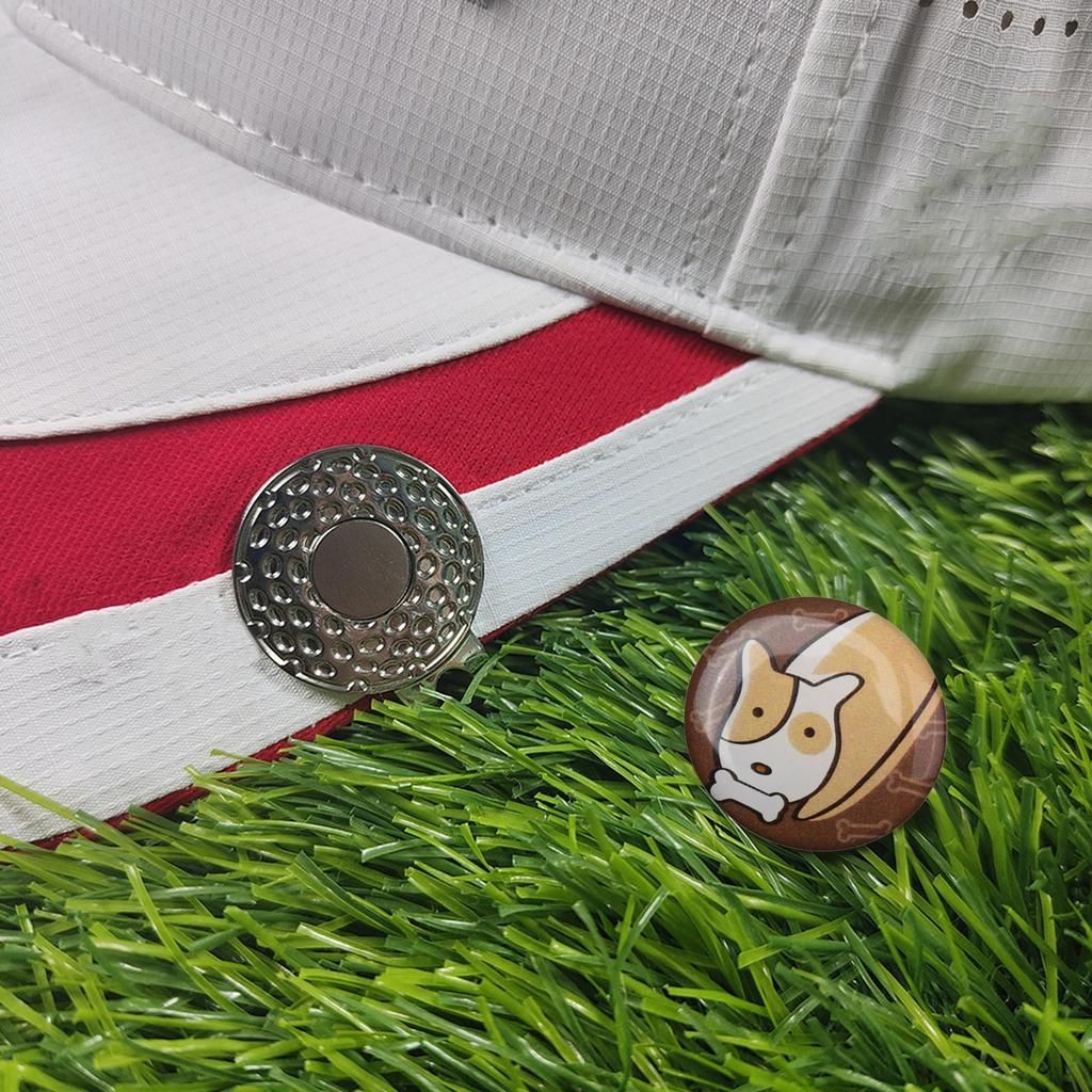 Golf Ball Markers for Men Women, Removable Attaches Easily To Golf Hat, Golf Ball Marker with Standard Magnetic Hat Clip