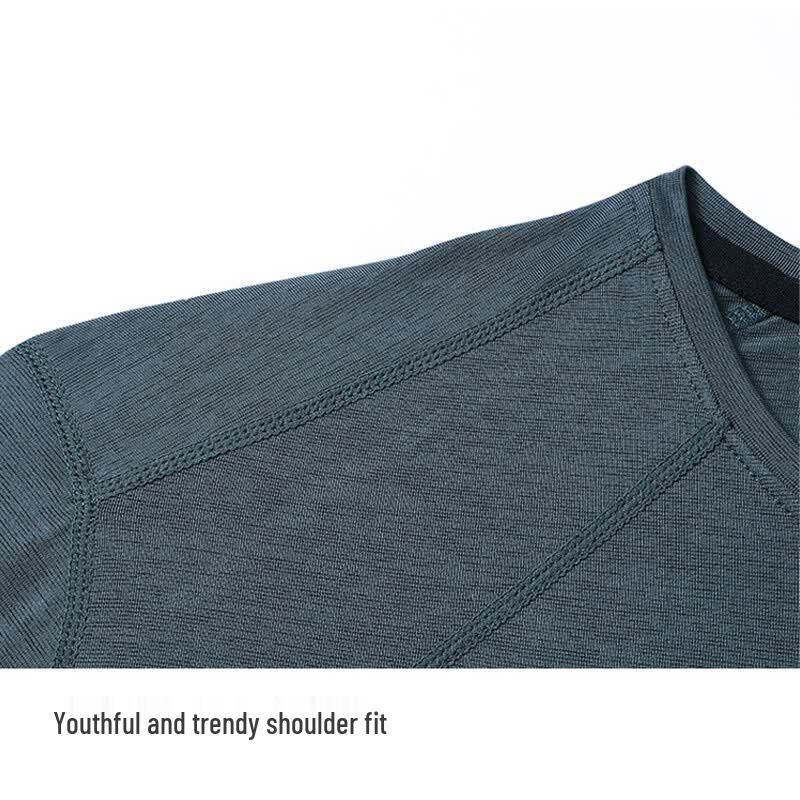 MIIOW Men's Ice-Feel Quick-Dry Short-Sleeve T-Shirt