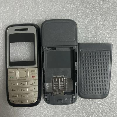 Cover For Nokia 1200 1208 Full Complete Mobile Phone Housing Cover Case English Keypad