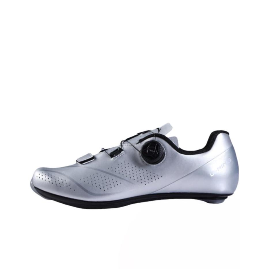 

Li Ning удобные модные нескользящие прочные низкие велосипедные туфли мужские туфли серебристые LCUX821-2 42⅓