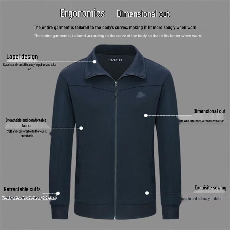 LIECHENG Unisex Long Sleeve Tracksuit Set