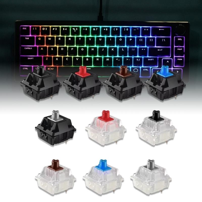 10Pcs MX2A Switches Brown red Blue Black Silver RGB Mechanical Keyboard Switches Replacement  3pin