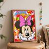 Disney Minnie Mouse Graffiti Digital Oil Painting Diy Coloring Handpainted Filling Home Decoration Wall Art Gift for Adults 130