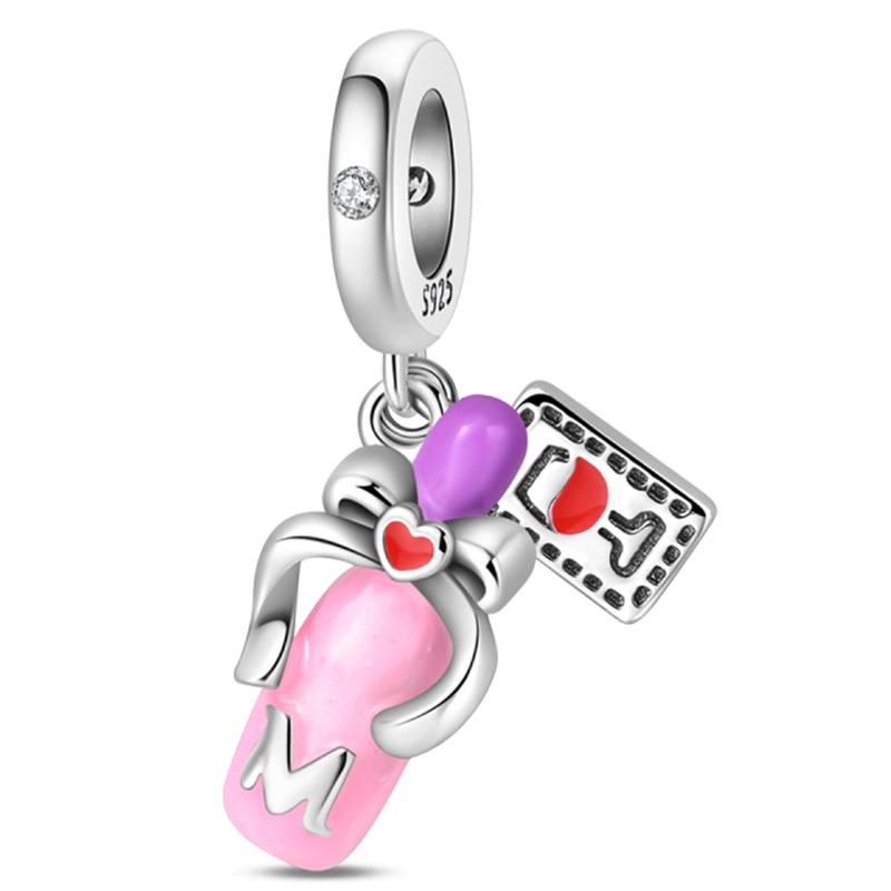 Original Copper Charm Beads Glowing Luminous Lantern Angel Magic Cat Jungle Pendant Bead For Bracelet Charm Jewelry