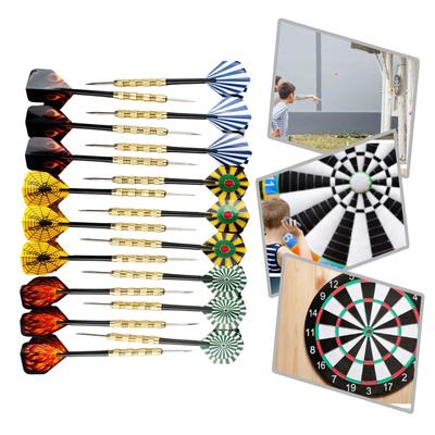 18Pcs Iron Plated Copper Dart Needle 14g Nonslip Steel Tip Dart Professional Metal Dart for Dartboards Game