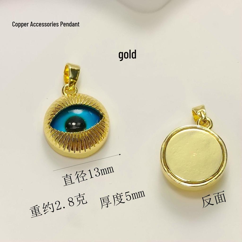 Devil Blue Eye Pendant Charm for Necklaces, Bracelets & Earrings