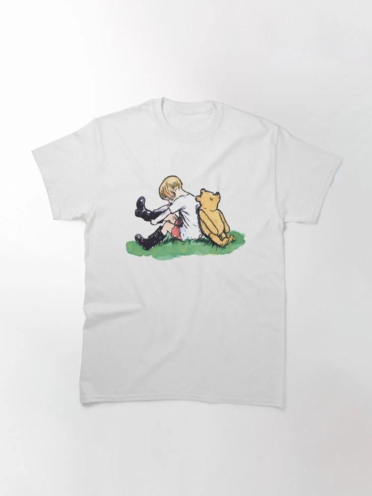 Basic The Boy And Pooh Friends Forever Classic TShirt Unisex Style S