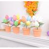 Simulated Eggs Easter Egg Tree Easter Day Easter Desktop Ornaments  Tabletop Decor