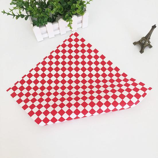 100 Stück/Beutel Wasserdicht BPA-frei Multifunktional Geruchlos Hamburgerverpackung Ölpapiere Ölpapiere