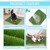 Artificial Grass Dog Potty Pad Reusable Washable Odor Resistant Drainage Turf Mat Dog Housebreaking Training Toilet For Indoor