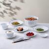 Oriental Blue Ceramic Dinnerware Gift Set, 56-Piece