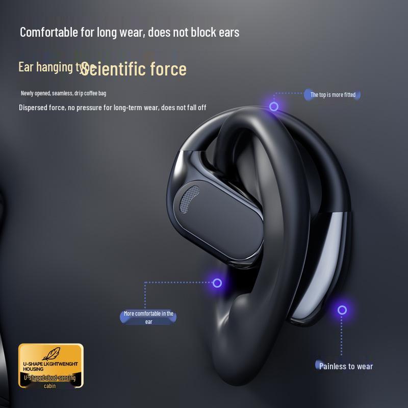 OWS Wireless Open-ear Bluetooth Earphones: High Sound Quality, Super Long Battery Life