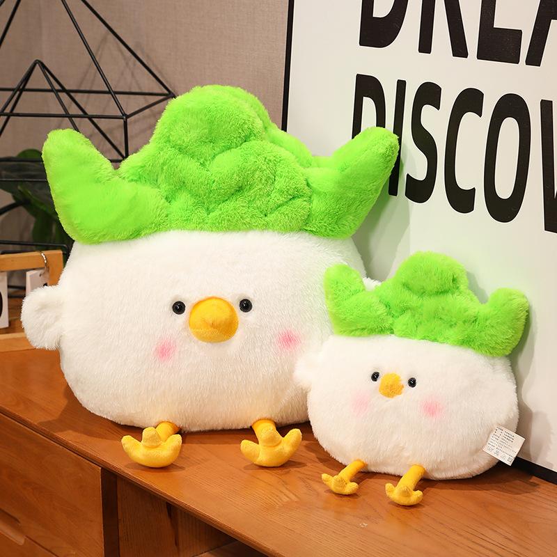 Cartoon Vegetable Bird Plush Toys Stuffed Cute Bird Duck Doll Lovely Animal Pillow Soft Cartoon Funny Toy Kids Girl Xmas Gifts