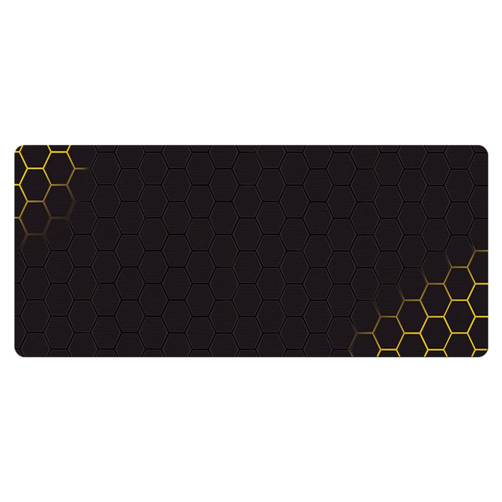 300x700x2mm Large Mouse Pad Honeycomb Pattern Anti-skid Rubber Desktop Mat
