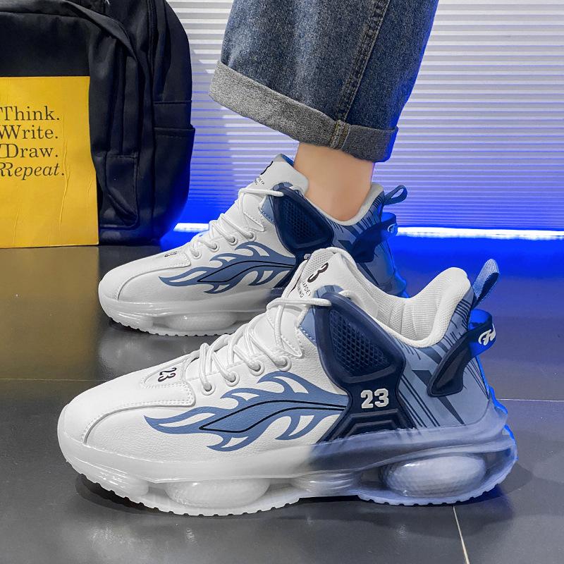 Spring and Autumn New Men's Shoes 2025 Sports Shoes Men's Casual Running Shoes Men's Thick Soles Increase Height and Shock Absorption Dad Trendy Shoes