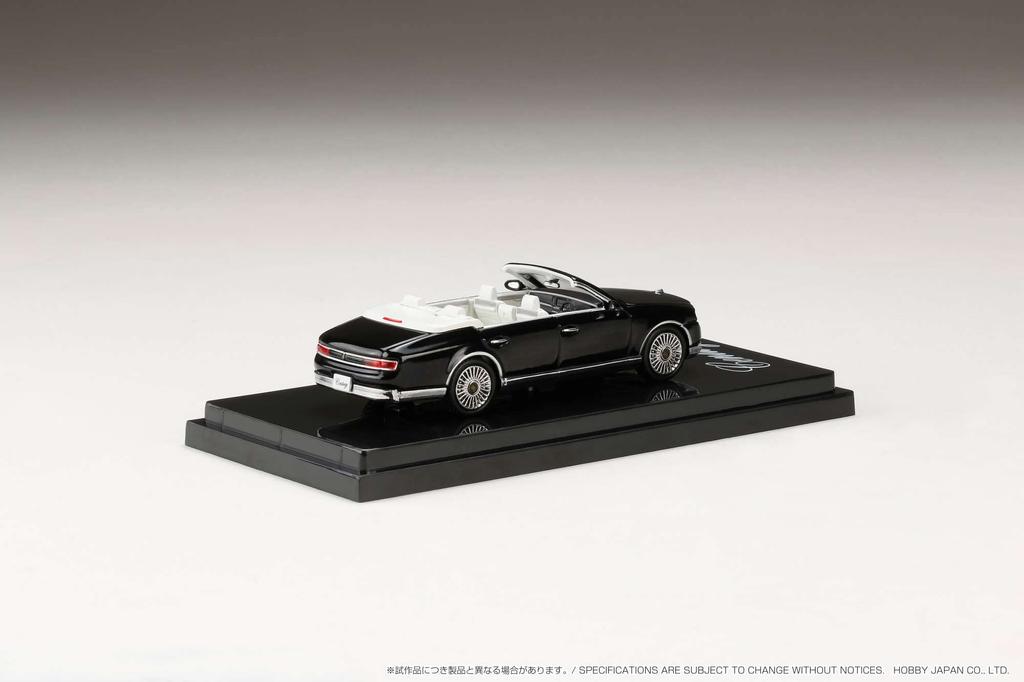 HJ64 Toyota Century Convertible Black Finished Product HJ643019CBK 1/64