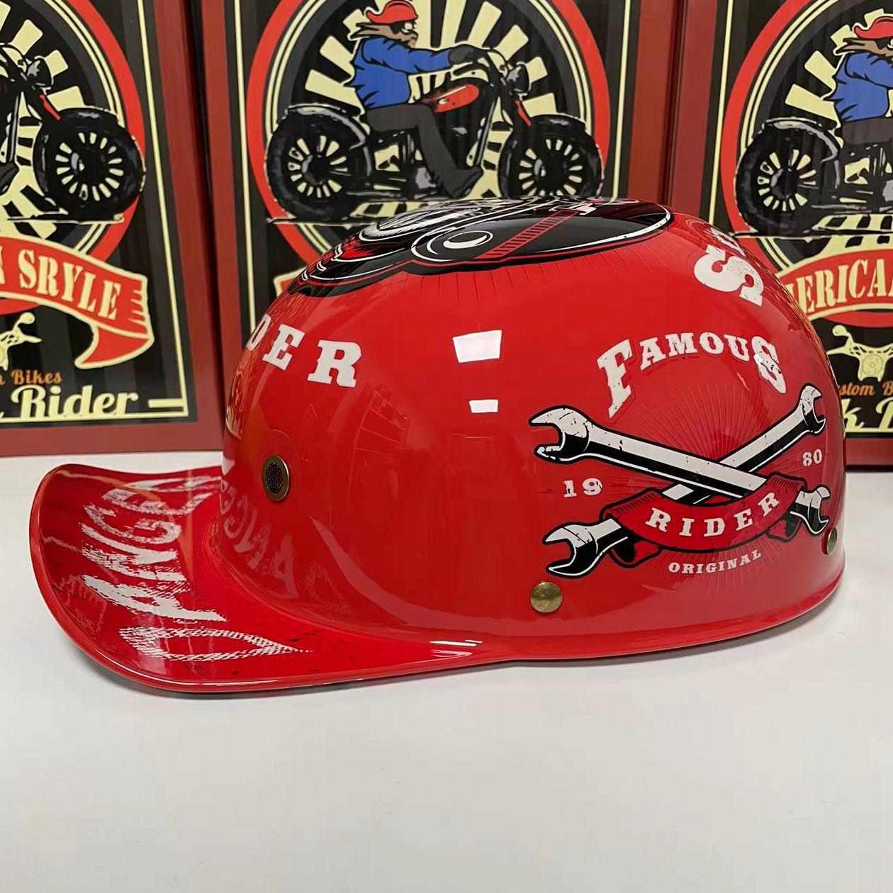 

Легкий полушлем с изогнутой балкой в стиле ретро для взрослых пассажиров - серый