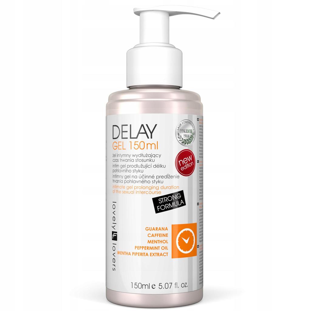 Delay Gel Lube forlenger tiden for samleie for menn 150 ml