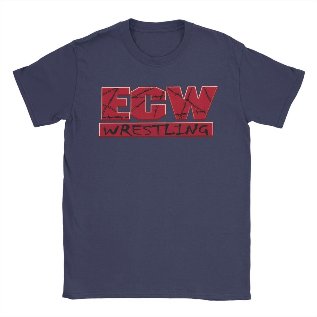 ECW Hardcore Wrestling Bawełniany T-shirt Dla Unisex Lato Street Style Koszulki Harajuku Tee Koszulki z Nadrukiem Duże Rozmiary
