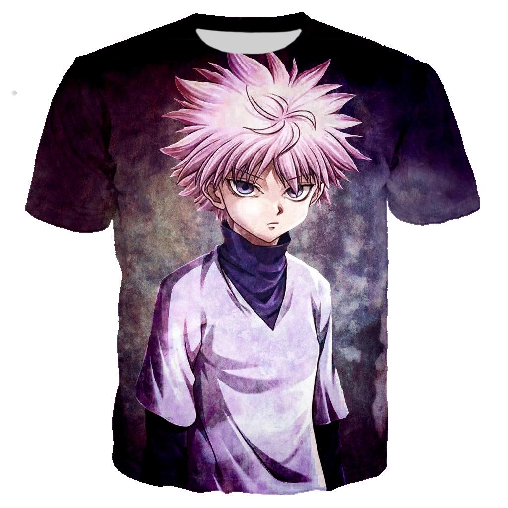 Anime Hunter X Hunter Trička Pánská/dámská 3D HXH Tištěné tričko Ležérní Harajuku styl Streetwear Letní Trendy Pánské oblečení Topy