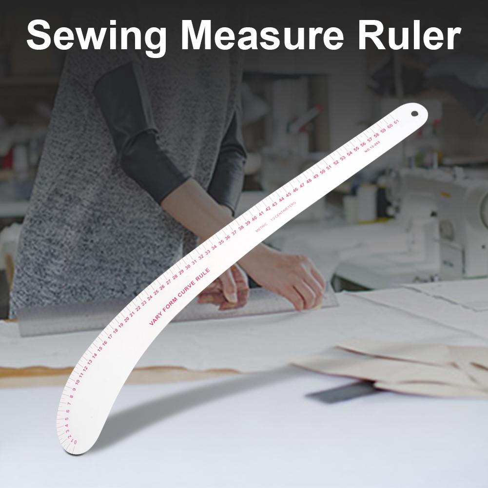 Plastic L Square Shape Sewing Measuring Measure Ruler Professional Tailor Craft Tool (12-260)