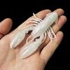 8Pcs Soft Baits Fishing Lures Realistic Looking Vivid Color Mini Size Portable Shrimp Fake Baits Artificial Lures